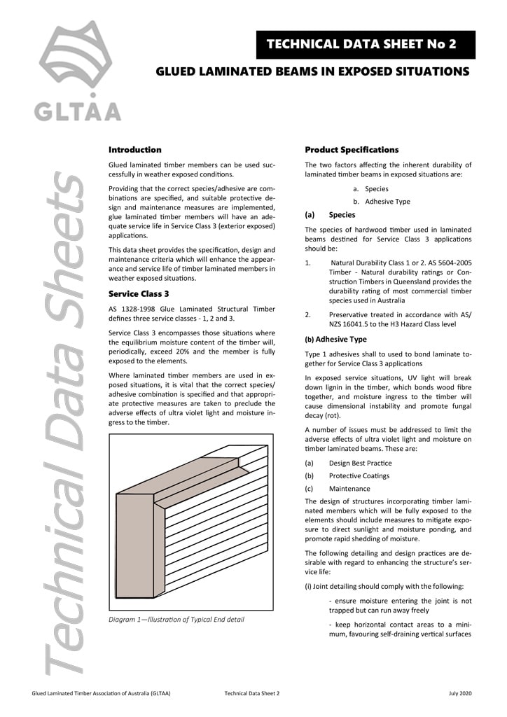 Architectural & Engineering Design Glued Laminated Timber Association